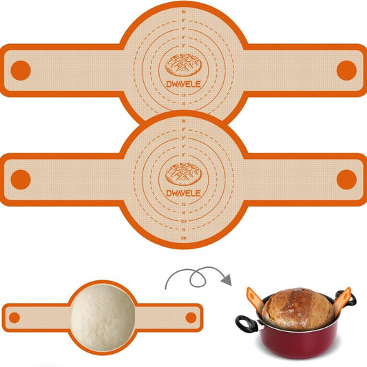 Base de Silicona Antiadherente para Hornear Pan (Set de 2)