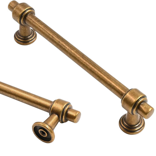 Manijas para Gabinetes y Cajones 5” Color Bronce Antiguo
