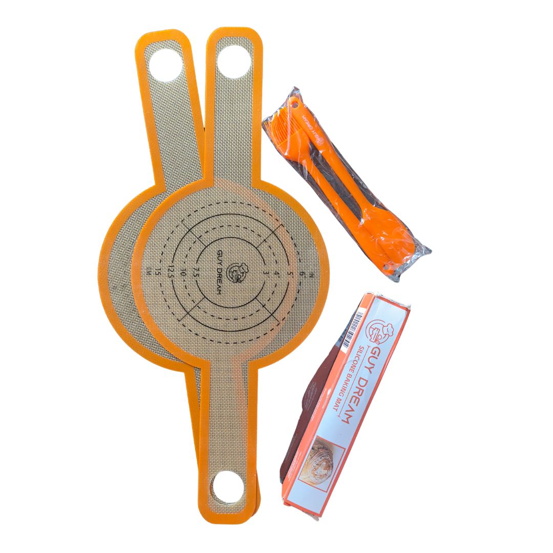 Base de Silicona Antiadherente para Hornear Pan (Set de 2)