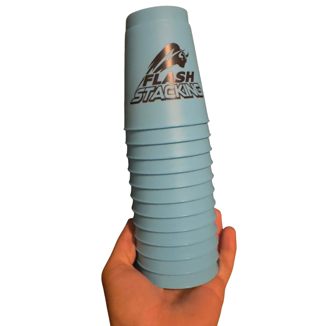 Juego de Vasos Apilables SEISSO – Set de 12 Tazas para Entrenamiento y Juego