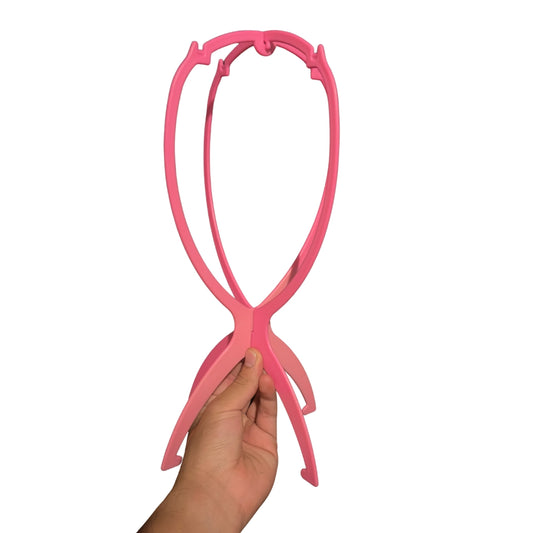 Soporte para Pelucas Dreamlover Rosa Intenso – Porta Peluca Desmontable